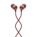 House of Marley Smile Jamaica In-Ear Headphones - Sustainably Crafted, Eco-Friendly, Noise Isolating Wired Earphones, 9.2mm Driver, Tangle-Free Cable, 1 Button Microphone Control