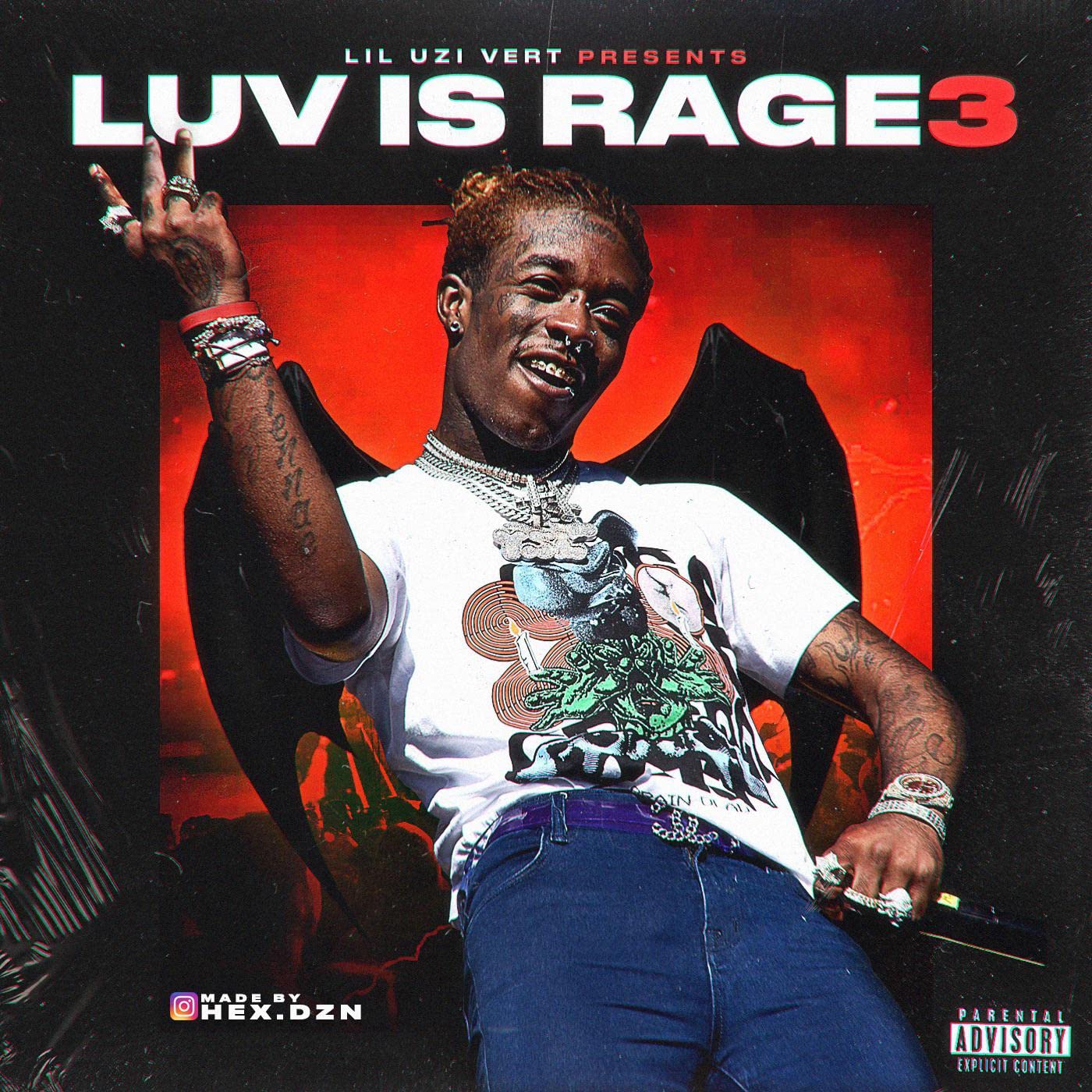 LIL UZI VERT - LUV IS RAGE 2 : WITH 4 BONUS TRACKS  explicit_lyrics