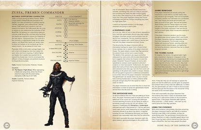 Modiphius Entertainment: Dune: Fall of The Imperium - Hardcover Campaign RPG Book, Full Color 144 Pgs, Tabletop Role Playing Game, Officially Licensed