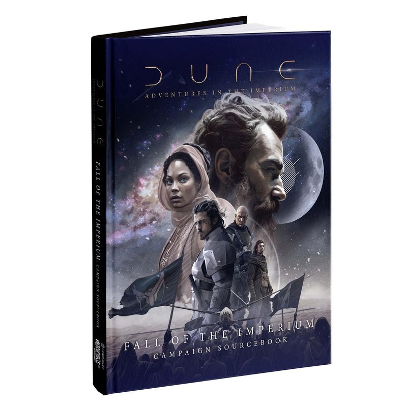 Modiphius Entertainment: Dune: Fall of The Imperium - Hardcover Campaign RPG Book, Full Color 144 Pgs, Tabletop Role Playing Game, Officially Licensed