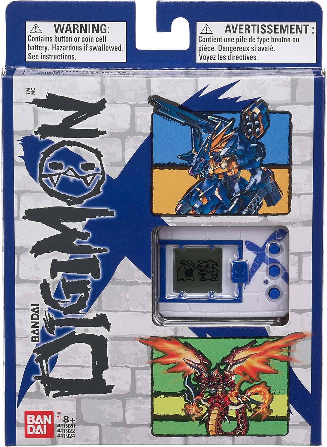 Bandai DigimonX (White & Blue) - Virtual Monster Pet by Tamagotchi