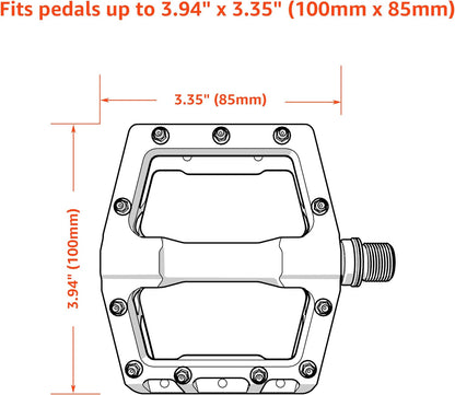 Granite Pita Bicycle Pedal Covers, Bike Pedal Covers For Bike Transport Protection, Against Damage and Scratche When in Storage and Transit, 3mm Thick Neoprene Pedal Covers