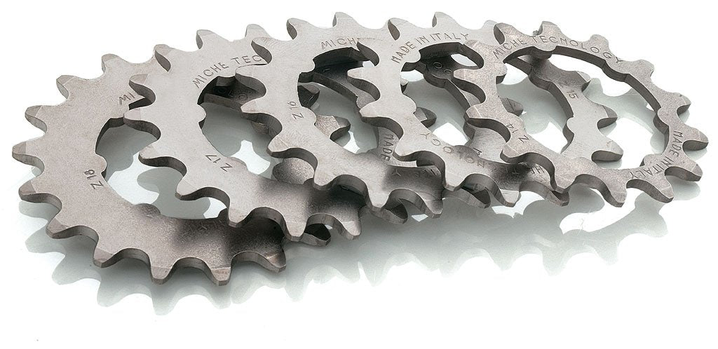 Miche Fixed Sprocket Unisex 3/32 Track Sprocket 18 tooth Silver