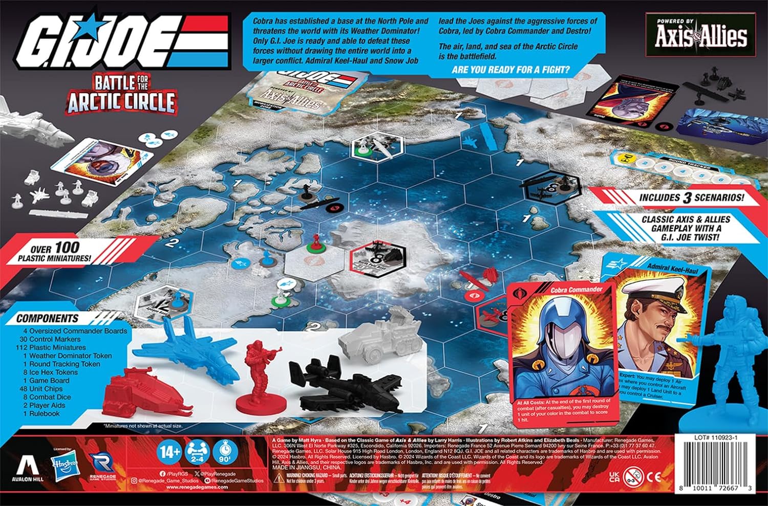 Renegade Game Studios G.I. Joe: Battle for The Arctic Circle Powered by Axis & Allies
