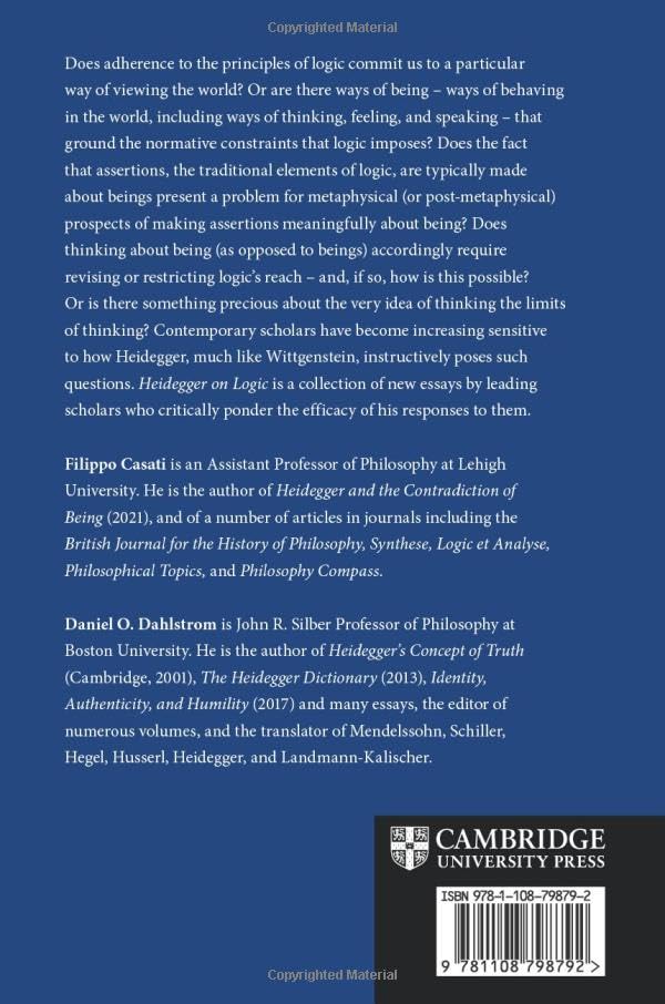 Heidegger on Logic