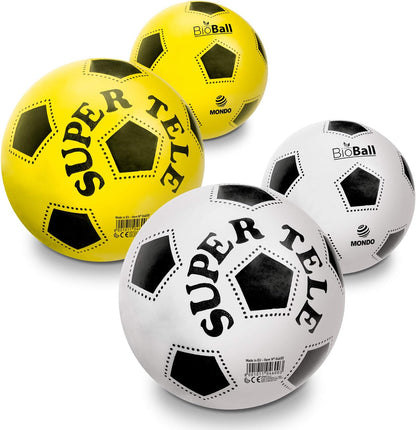Mondo Speelgoed - Super Tele Bio Baby Ball-Diverse kleuren-Bioball-04600, Veelkleurig, 5, 04600 - 1 stuk