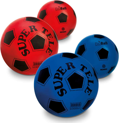 Mondo Speelgoed - Super Tele Bio Baby Ball-Diverse kleuren-Bioball-04600, Veelkleurig, 5, 04600 - 1 stuk
