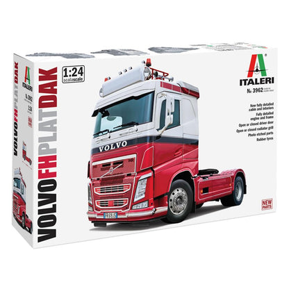 ITALERI 3962 Volvo FH Plat Dak Making, Foot Model, kit 1:24, Truck, Molded Color