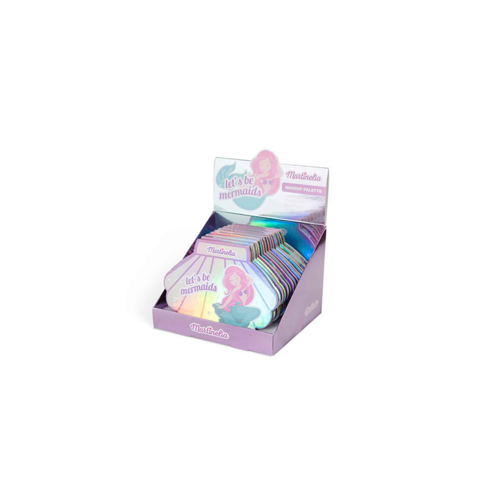AQUARIUS MARTINELIA LET'S BE MERMAIDS Make-upset voor meisjes, met 21 verschillende poederkleuren, ideaal cadeau voor kinderen