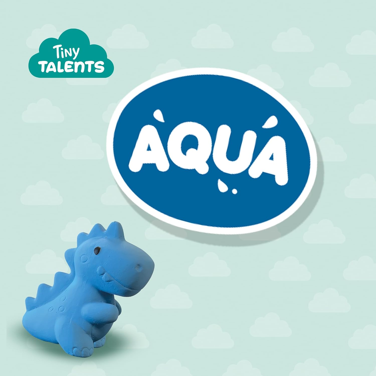 SES Creative - Juguete de baño T-rex-100% caucho natural, 13211, amarillo