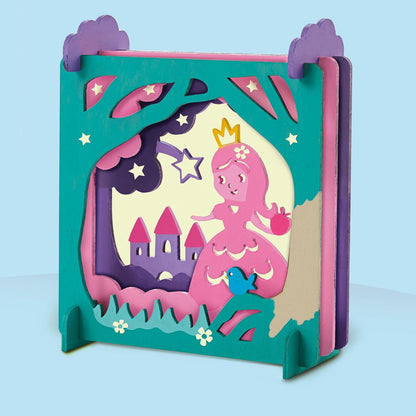 SES Creative 14137 Fairytale Shadow Box (Glow in The Dark), Yellow