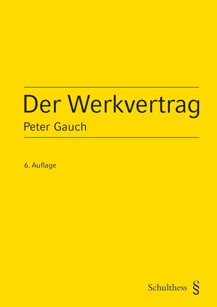 Der Werkvertrag (PrintPlu§)
