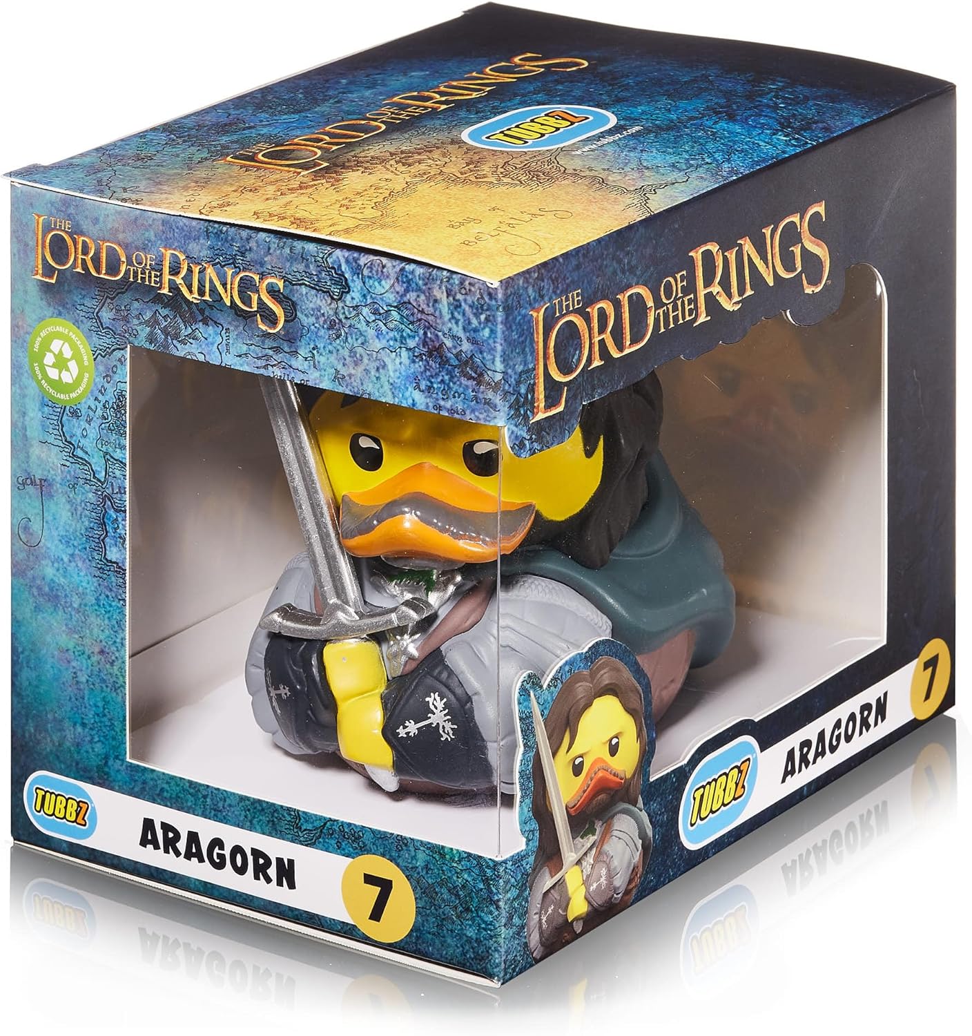 TUBBZ Boxed Edition Aragorn Collectible Vinyl Rubber Duck Figure - Official Lord of The Rings Merchandise - TV, Movies & Video Games