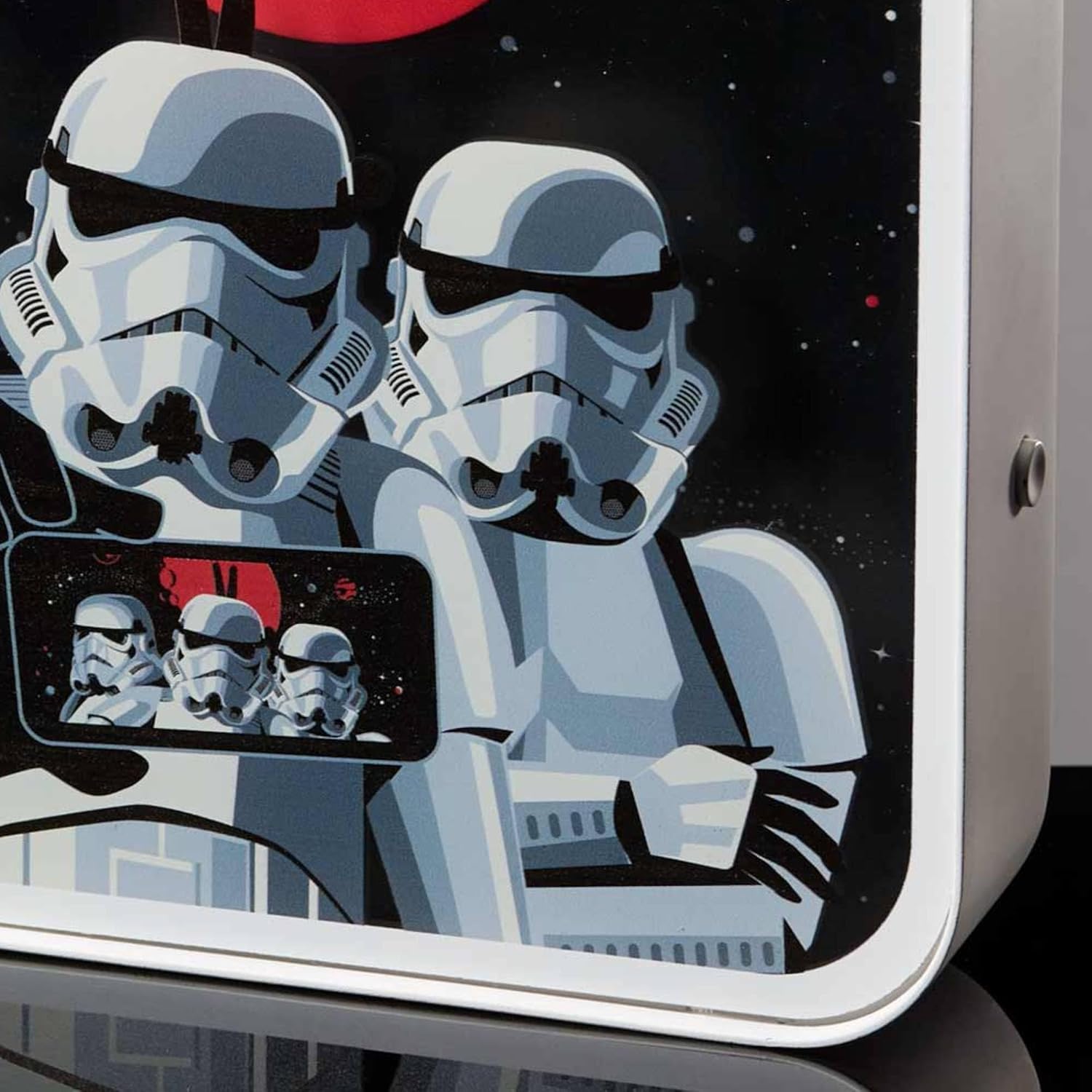 NUMSKULL Official Original Stormtrooper Selfie Acrylic Logo Desk Lamp Wall Light for Bedroom, Office, Home, Study, Work - Official Stormtrooper Merchandise