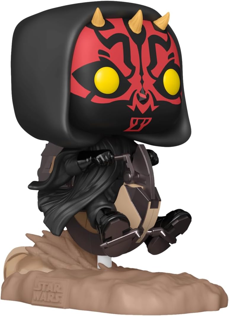 Funko POP! Rides Deluxe: Star Wars Episode 1 The Phantom Menace Anniversary - Darth Maul on Bloodfin - Collectable Vinyl Figure - Gift Idea - Official Merchandise - Toys for Kids & Adults