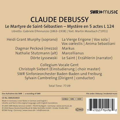 Claude Debussy: Le Martyre De Saint-Sébastien