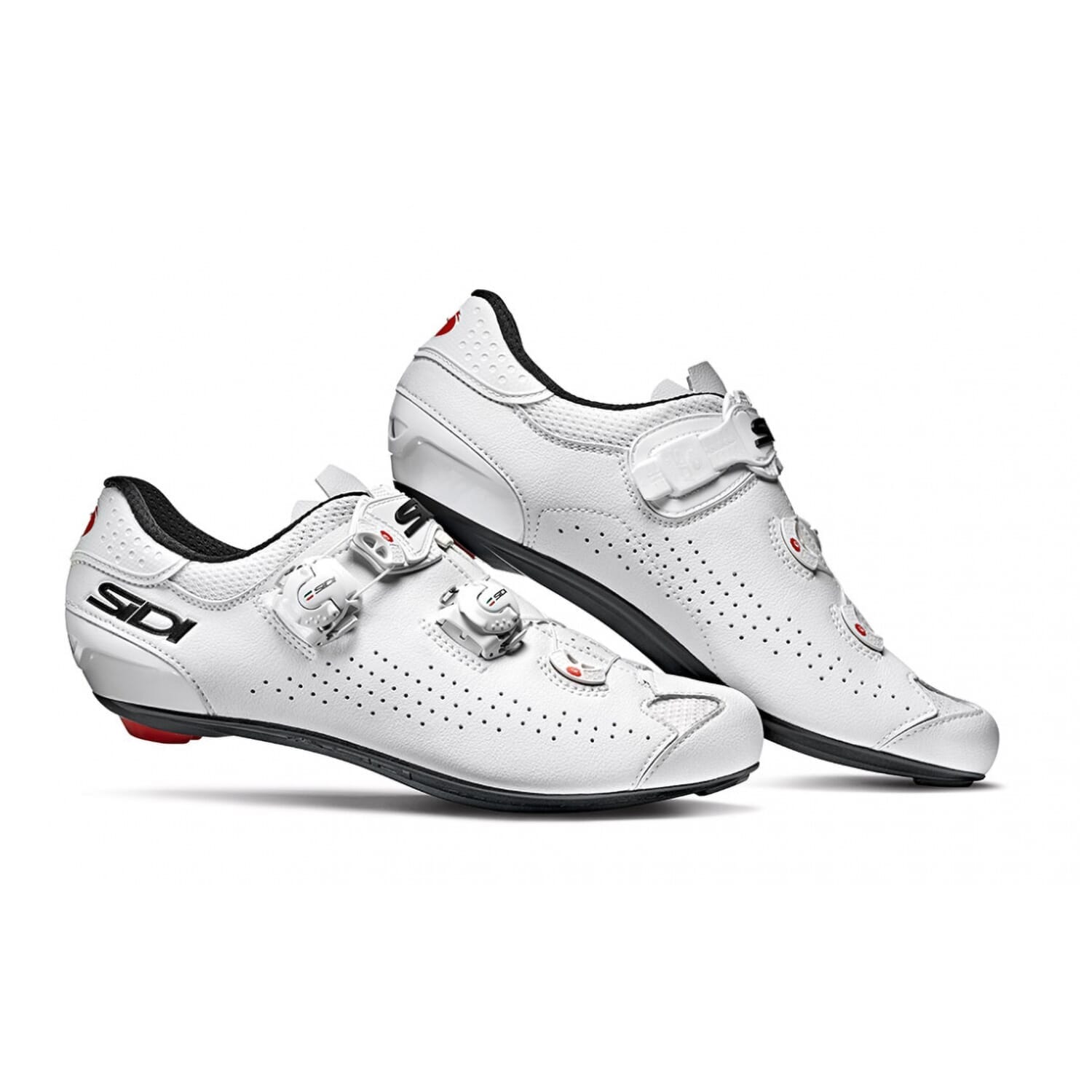 Sidi Genius 10 Road Shoes - Monochrome 43.5 White/White