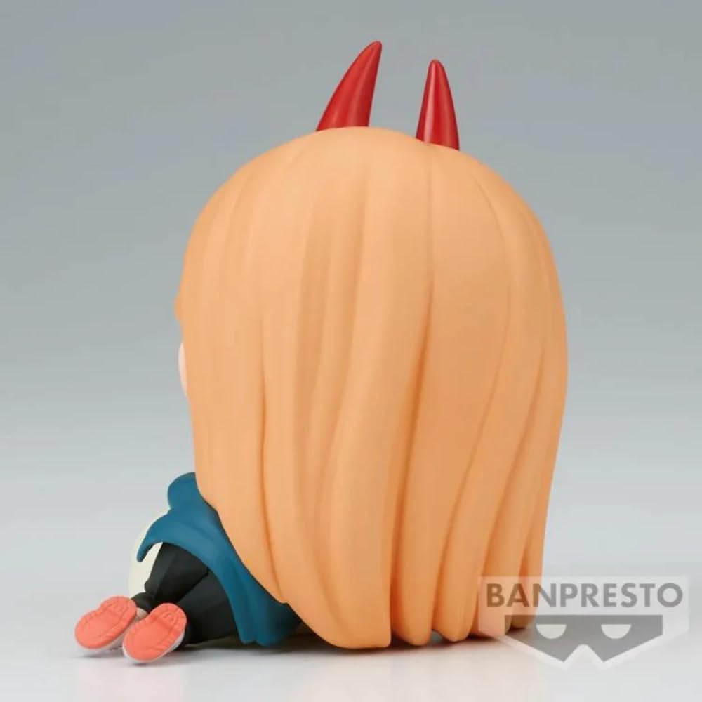 Banpresto BP88663P Figura Q Posket Sleeping Power Chainsaw Man, 7 cm, Multicolore