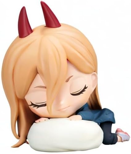 Banpresto BP88663P Figura Q Posket Sleeping Power Chainsaw Man, 7 cm, Multicolore