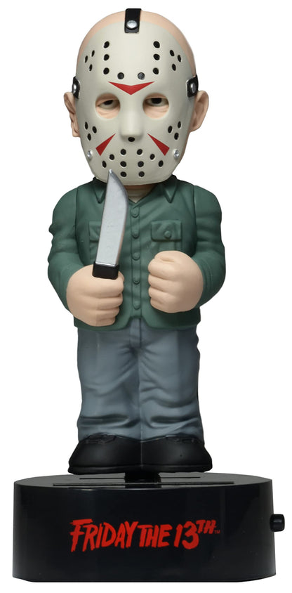 NECA - Viernes 13 - Jason Voorhees Cuerpo Aldaba Solar Powered Bobble, 15 cm - Figura Viernes 13 Jason (15cm