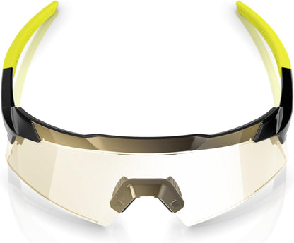 100% Aerocraft Glasses - Gloss Metallic Black / Photochromic Lens