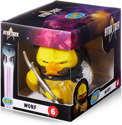 TUBBZ Boxed Edition Worf Collectible Vinyl Rubber Duck Figure - Official Star Trek Merchandise - TV, Movies & Video Games Worf (Boxed)
