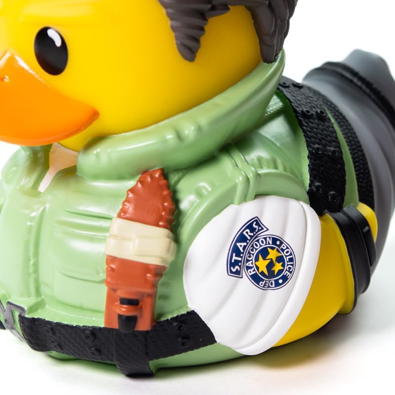 TUBBZ Boxed Edition Chris Redfield Collectible Vinyl Rubber Duck Figure - Official Resident Evil Merchandise - Horror TV, Movies & Video Games