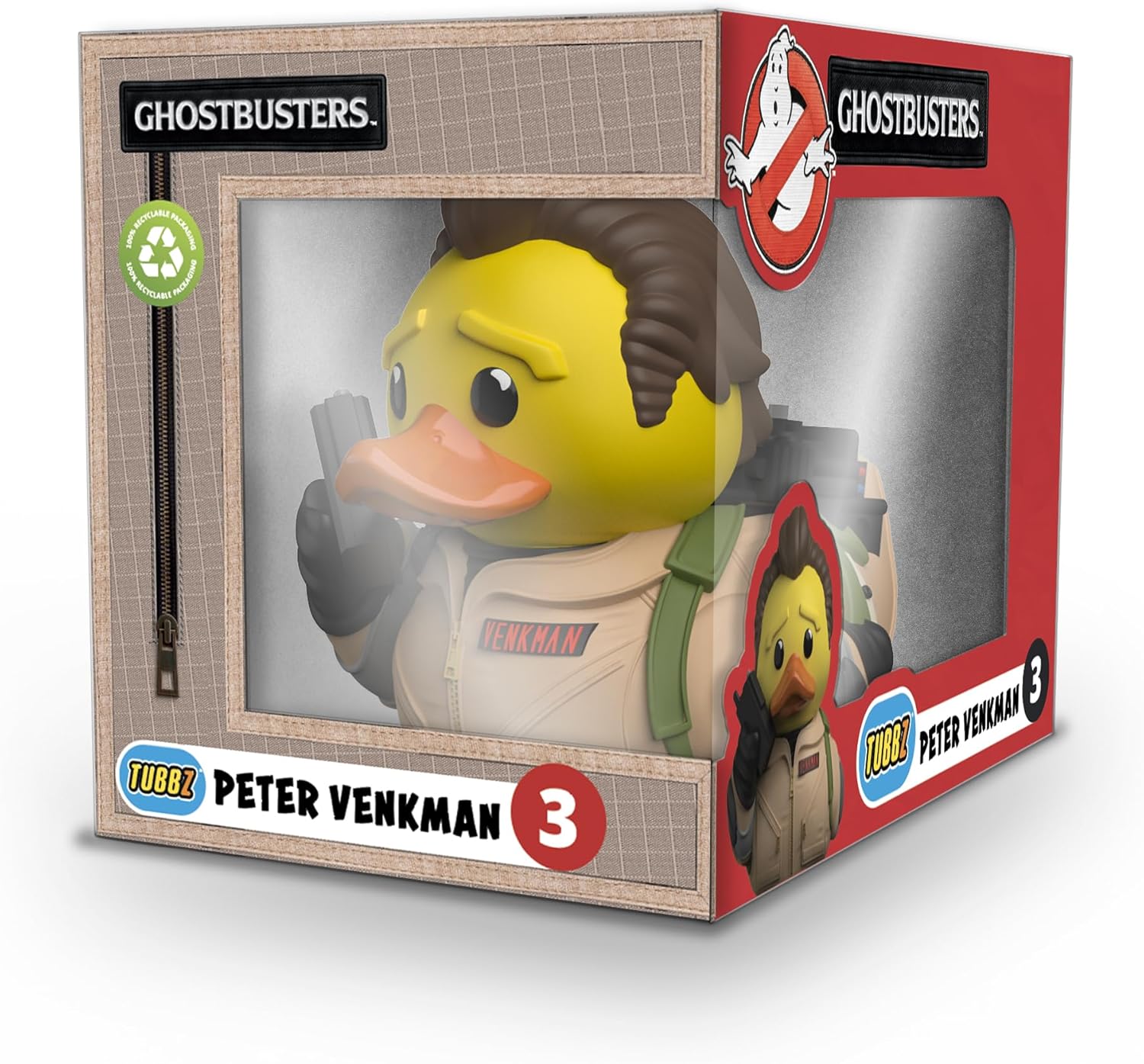 TUBBZ Eco: Ghostbusters - Peter Venkman Cosplaying Rubber Duck Vinyl Figure