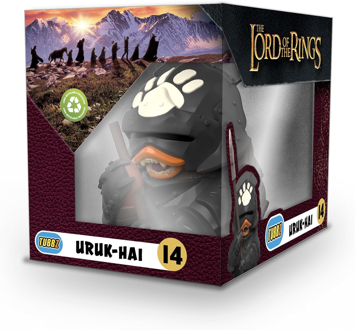 TUBBZ Box-Ausgabe Uruk-Hai Sammler-Vinyl-Gummiente Figur - Offizielles Der Herr der Ringe Merchandise - Fernsehen, Filme & Videospiele