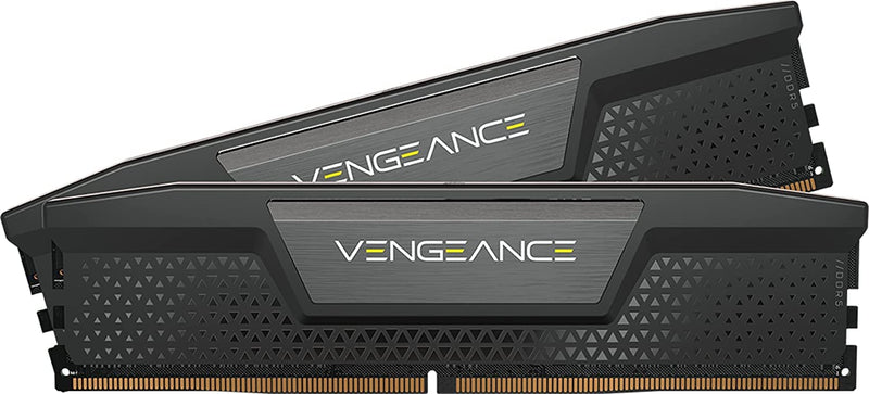 CORSAIR VENGEANCE DDR5 RAM 32GB (2x16GB) 6000MHz CL30 Intel XMP iCUE Compatible Computer Memory - Black (CMK32GX5M2B6000C30) 32GB (2x16GB) Black