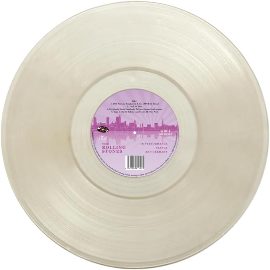The Rolling Stones - Satisfaction In Performance (Limited Edition Numbered Triple Album Set On Clear Vinyl)