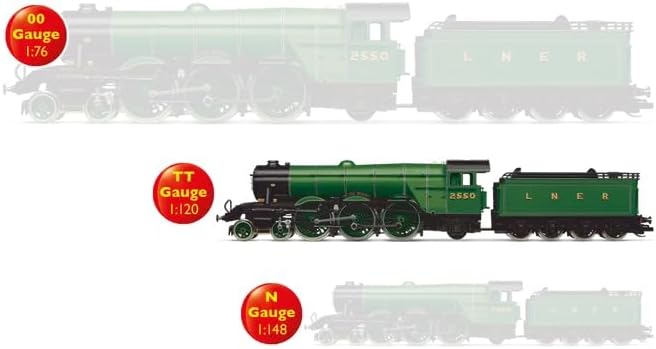 Hornby TT, TT4038, BR 57' Brake Third, M5769M-Era 4, Railway, Rolling Stock-Coaches, Red & Cream, One Size