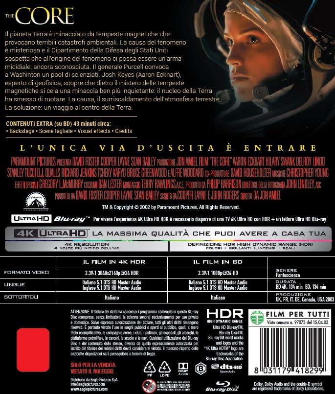 The Core - 4K (Bd 4K + Bd Hd)