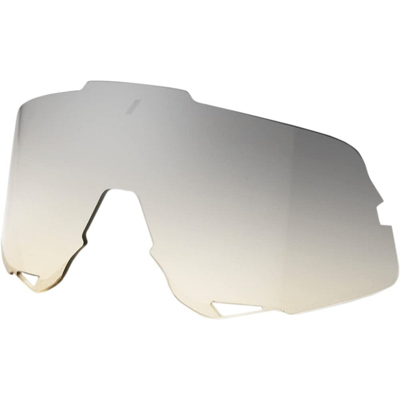 100% Glendale Sport Performance Sonnenbrille – Ersatzgläser Low-Light Gelb Silber Spiegel