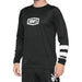 100% R-Core Long Sleeve Jersey 2022 Black / White M