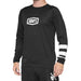 100% R-Core Long Sleeve Youth Jersey 2022 Black / White XL