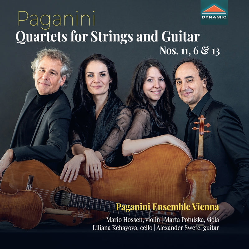 Paganini: Quartets for Strings and Guitar, Nos. 11, 6 & 13