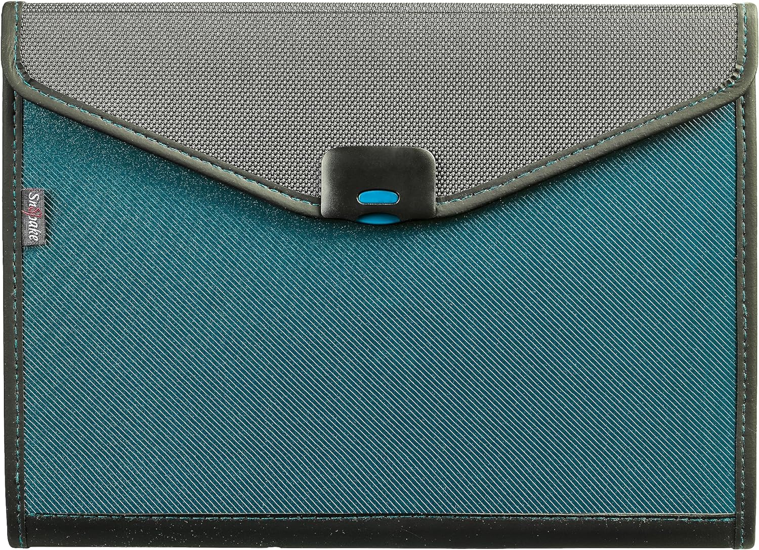 Snopake A4 Zeon Turquoise 6-Part Expanding Organiser