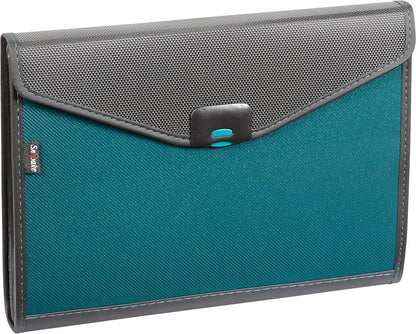 Snopake A4 Zeon Turquoise 6-Part Expanding Organiser