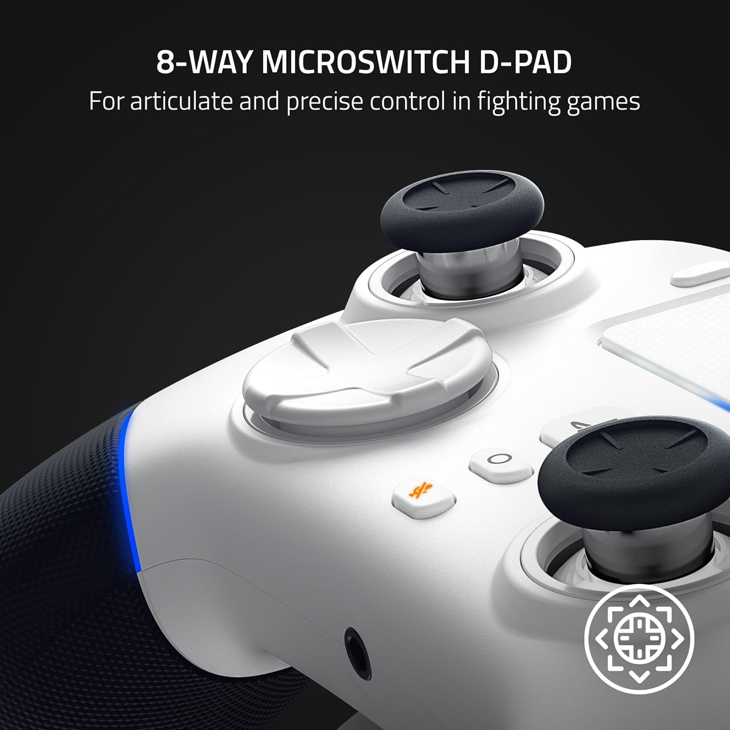 Razer Wolverine V2 Pro - Wireless Pro Gaming Controller for PS5 Consoles and PC (HyperSpeed Wireless, Mecha-Tactile Action Buttons, 8-Way Microswitch D-Pad, HyperTrigger) Mercury