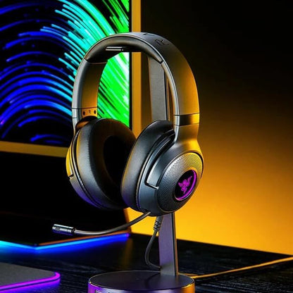 Razer Kraken V3 X USB - Wired USB Gaming Headset (ultra-lightweight at 285g, TriForce 40 mm drivers, HyperClear Cardioid Microphone, 7.1 surround sound, Chroma RGB