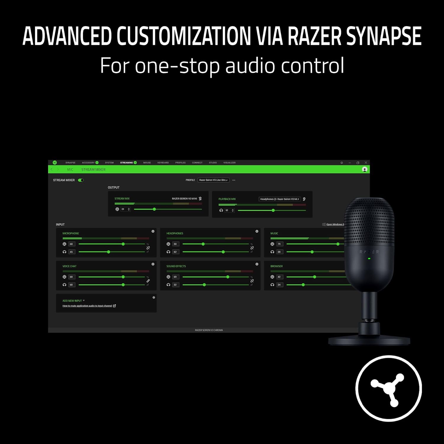 Seiren V3 Mini - Black