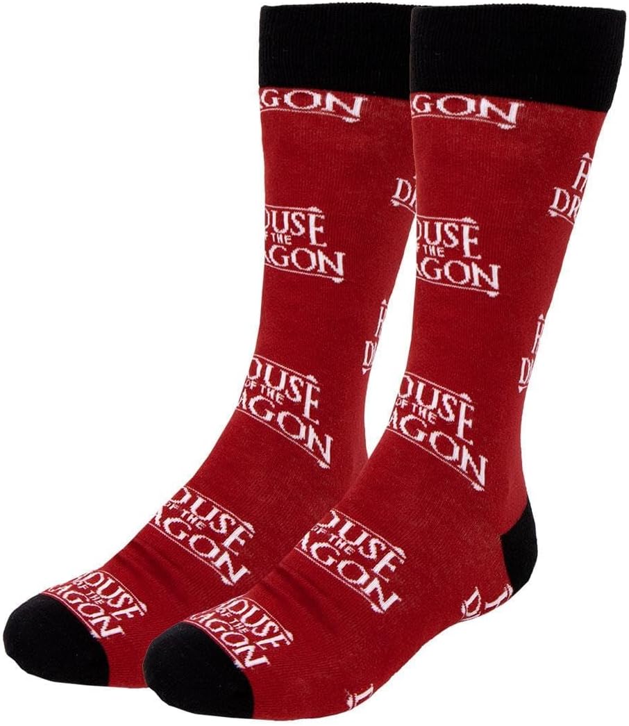 House Of Dragon Lot de Chaussettes House of The Dragon, Multicolore, 35-41 Unisex Kids