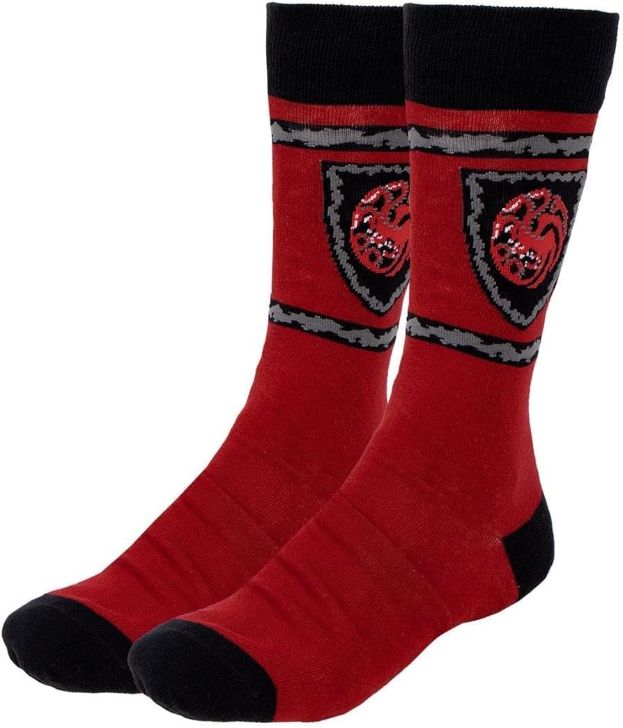 House Of Dragon Lot de Chaussettes House of The Dragon, Multicolore, 35-41 Unisex Kids