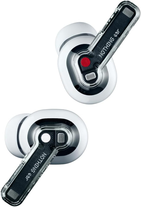 Nothing Ear wireless ear buds with ChatGPT integration, Hi-Res Audio, Smart Active Noise Cancelling, Advanced equalizer and up to 40.5 hours of listening time