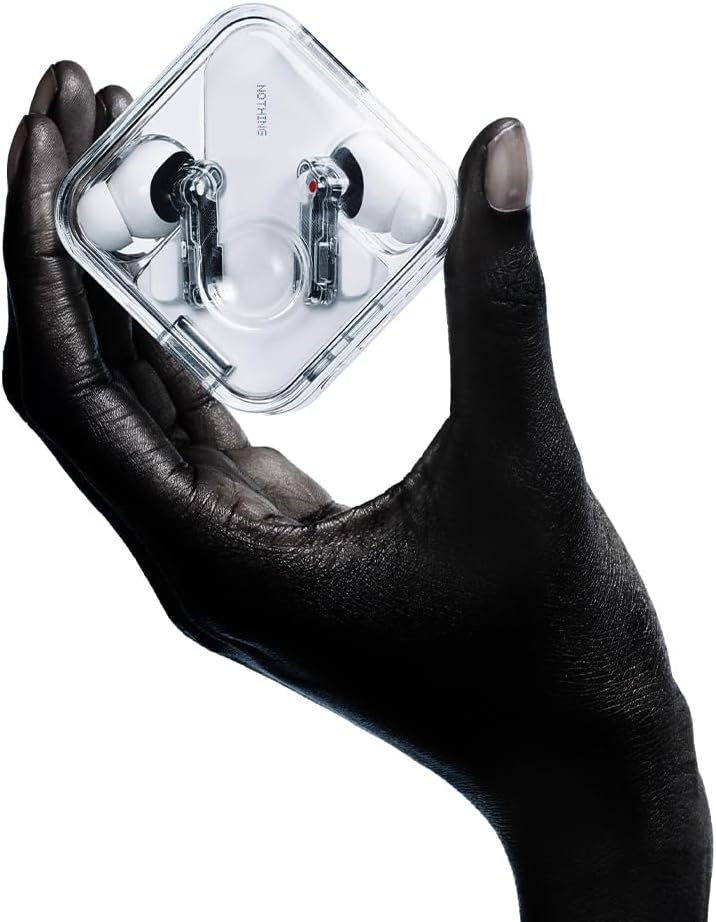 Nothing Ear wireless ear buds with ChatGPT integration, Hi-Res Audio, Smart Active Noise Cancelling, Advanced equalizer and up to 40.5 hours of listening time