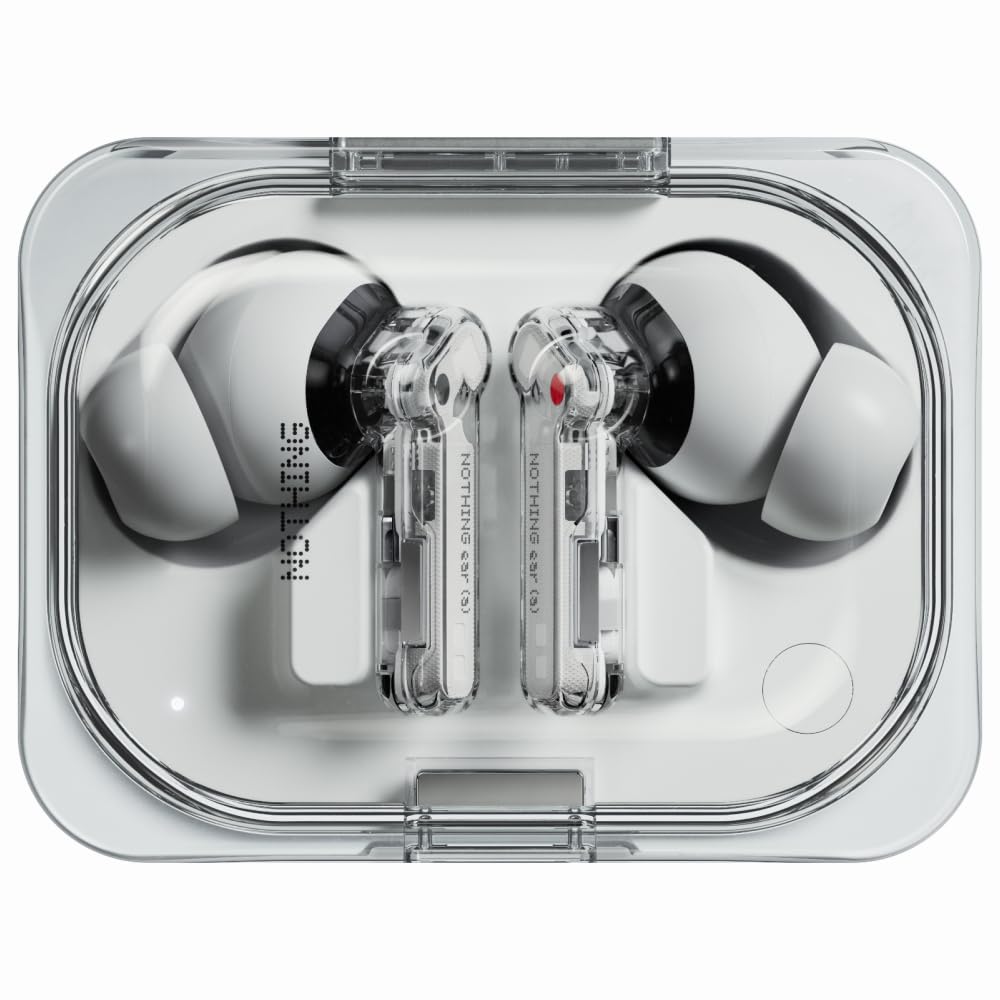 Nothing Ear (a) wireless ear buds with ChatGPT integration, Active Noise Cancelling, Bass Enhance Algorithm and up to 42.5 hours of listening time