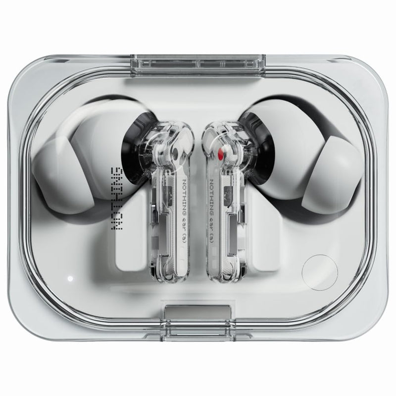 Nothing Ear (a) wireless ear buds with ChatGPT integration, Active Noise Cancelling, Bass Enhance Algorithm and up to 42.5 hours of listening time