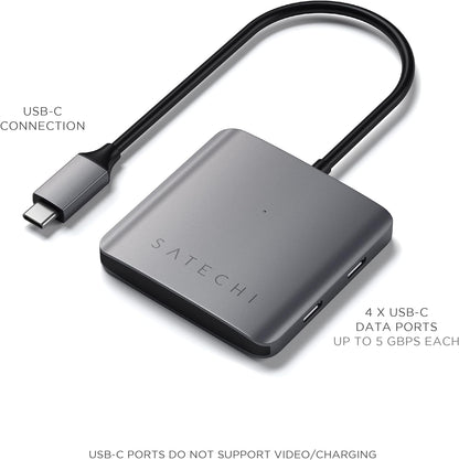 Satechi Aluminum 4 Port Usb-C Hub