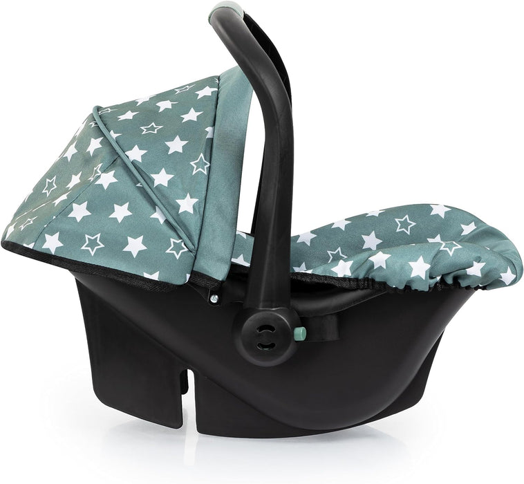 Bayer Design 67958AA autostoeltje voor poppen, nordic green, sterren